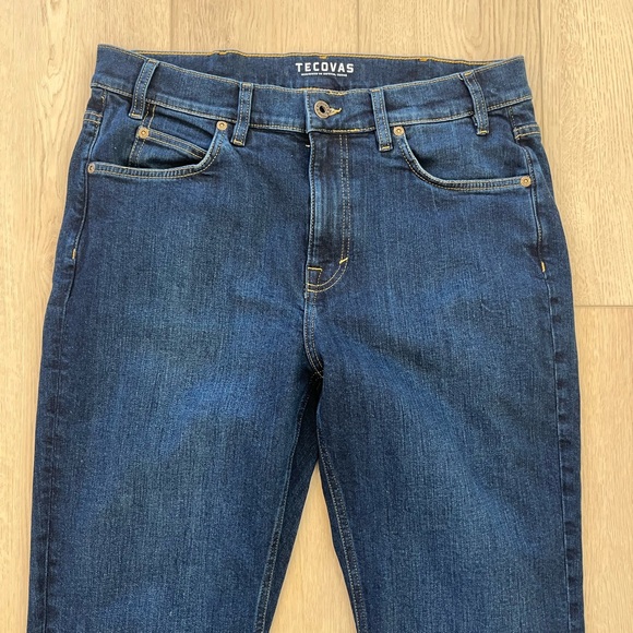 Tecovas Mens Standard Fit Dark Wash Denim Jeans 30X32 Austin Texas Western - Picture 4 of 11